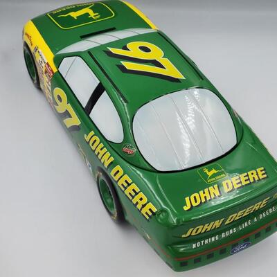 John Deere Race Car Cookie Jar