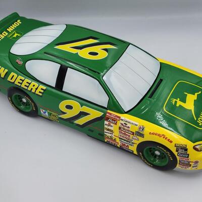 John Deere Race Car Cookie Jar