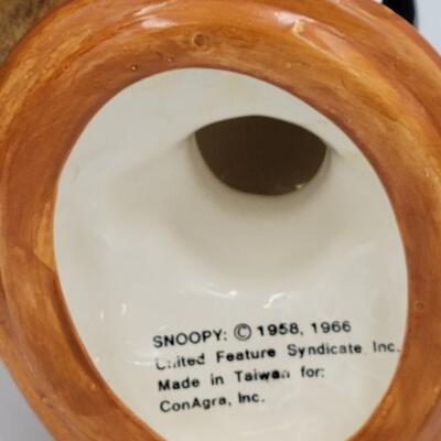 SNOOPY Brown Bag Pet Coodies Jar