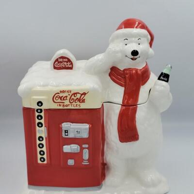 Coca Cola Polar Bear Cookie Jar