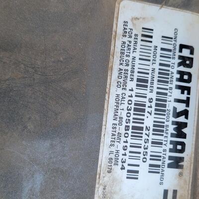 CRAFTSMAN 42 IN. RIDING MOWER