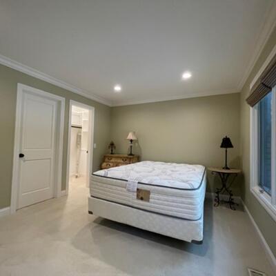 Luxury Queen Size Box Spring, Mattress and Frame