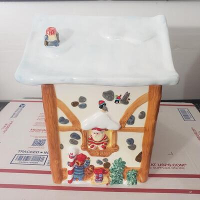 Christmas cookie jar