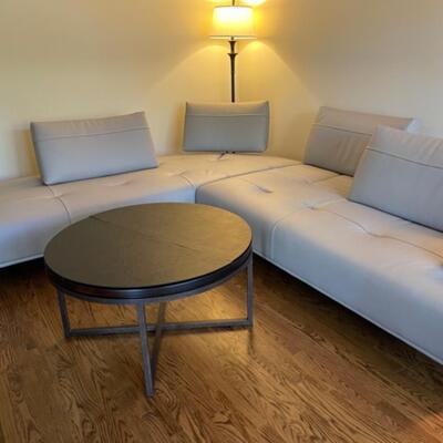 High End Made in Italy (Nicoline) Custom Leather Sectional