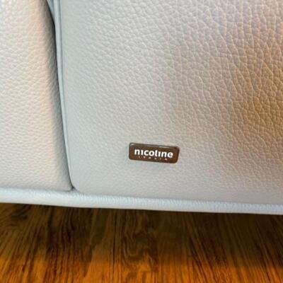 High End Made in Italy (Nicoline) Custom Leather Sectional