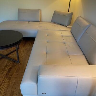 High End Made in Italy (Nicoline) Custom Leather Sectional