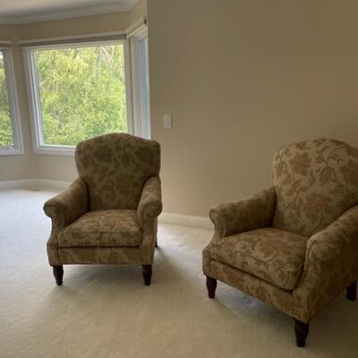 Two High End Arm Chairs