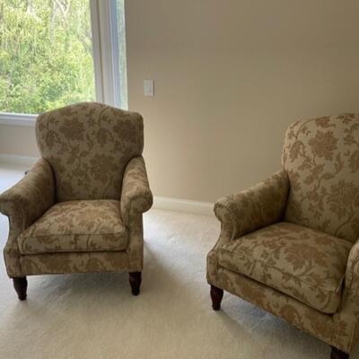 Two High End Arm Chairs