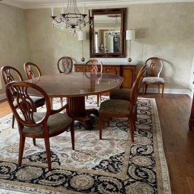 Exquisite Handmade Area Rug (Wool and Silk blend)