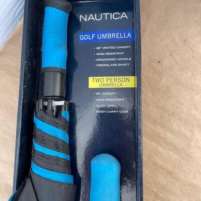 1055 Nautica Umbrella Set-New In-Box