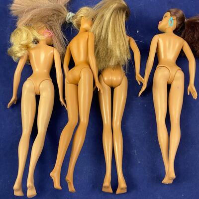 Lot of 4 Barbie Mattel