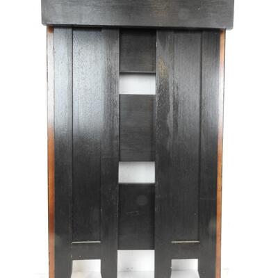 Portable Wood Collectibles Shelves/Bookcase w/Folding Shelves/Top, Solid
