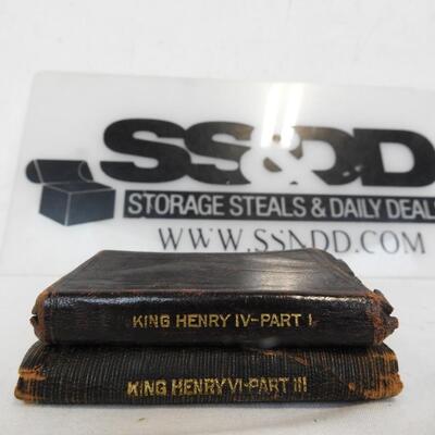Vintage Mini Shakespeare Books: King Henry IV, Part I, King Henry VI Part II