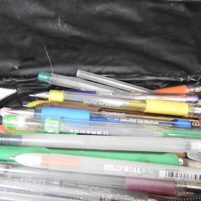 Craft Lot: Beads, Leather, Rivets, Mini Magic, Scrapbook  Supplies ,Gel Pens