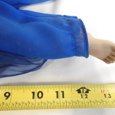 Sweetdreams & Moonbeams Porcelain 14in Doll & Weighted Moon,Toes Missing On Foot