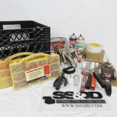 Home Improvement: Hardware Kits, Painting Supplies, Nickel Plated Faucet, etc