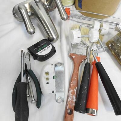 Home Improvement: Hardware Kits, Painting Supplies, Nickel Plated Faucet, etc