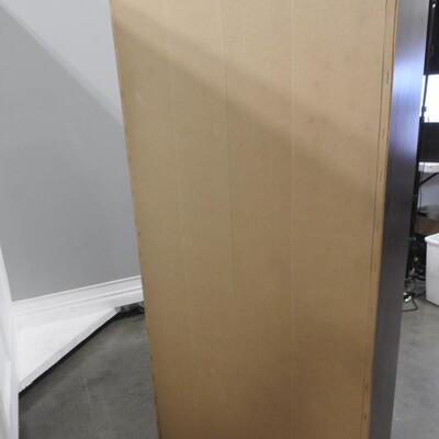 Dark Brown Wooden Bookshelf: 5 shelves