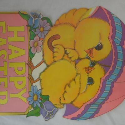 12 Easter Paper Cutouts, Peck Incorporated, Eureka - Vintage