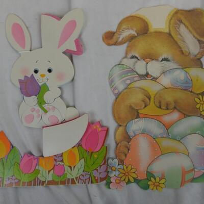 12 Easter Paper Cutouts, Peck Incorporated, Eureka - Vintage