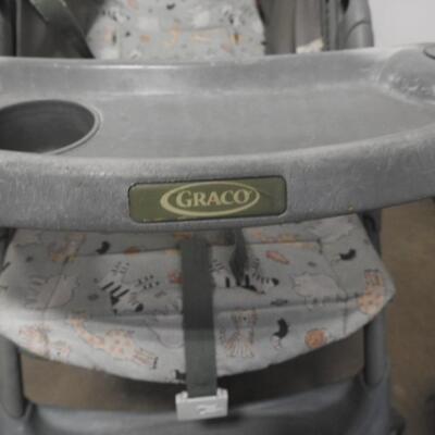 Graco Green Stroller, Used, Foldable