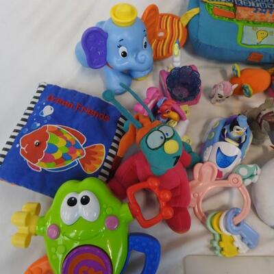 20+ Baby/Toddler Toys, Infantino Computer, Fabric Books, Small Mobile