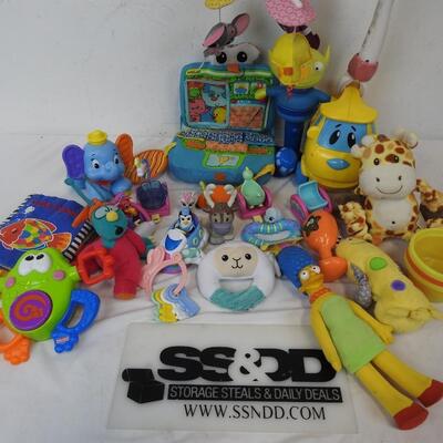 20+ Baby/Toddler Toys, Infantino Computer, Fabric Books, Small Mobile