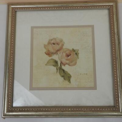 4 pc Art Foam Posters, Flowers