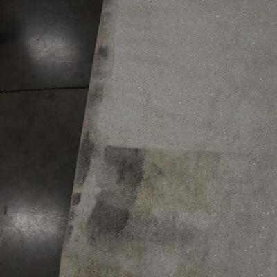 Superior 8 x 12 Feet White Snow Shag Rug- Dirty in One Corner