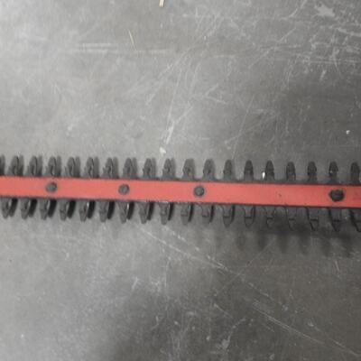 22 Inch Red Bushwhacker Electric Hedge Trimmer - Works