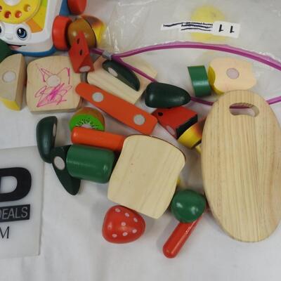 Kids Lot: Trains, Fisher Price, Little People, Wooden Kitchen