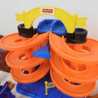 Kids Toy Lot: Fisher Price, Thomas the Train Engine, Car Track