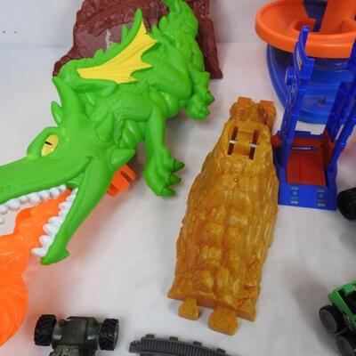 Kids Toy Lot: Fisher Price, Thomas the Train Engine, Car Track