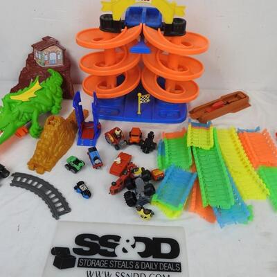 Kids Toy Lot: Fisher Price, Thomas the Train Engine, Car Track