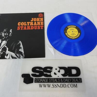John Coltrane 12" Long Play Vinyl Record STARDUST (Translucent Blue Vinyl)