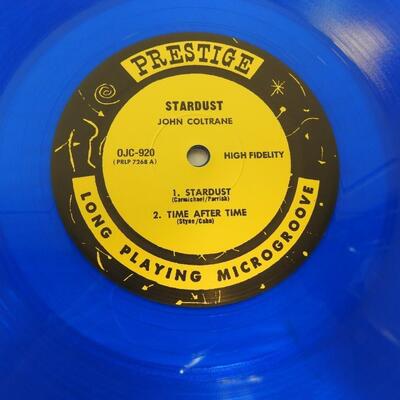 John Coltrane 12" Long Play Vinyl Record STARDUST (Translucent Blue Vinyl)