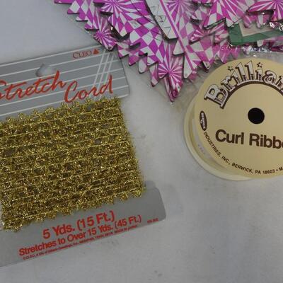 Christmas Wrapping Supplies and Foil Decorations, Tissue Wrap, Confetti