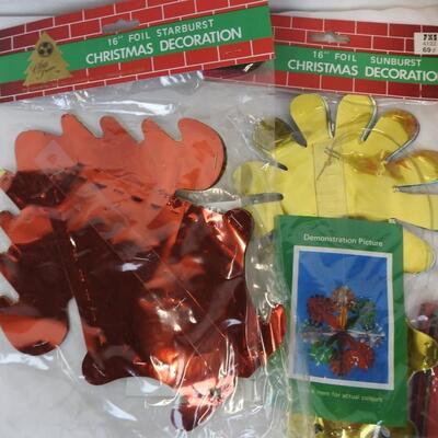 Christmas Wrapping Supplies and Foil Decorations, Tissue Wrap, Confetti