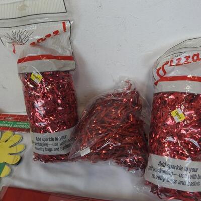 Christmas Wrapping Supplies and Foil Decorations, Tissue Wrap, Confetti