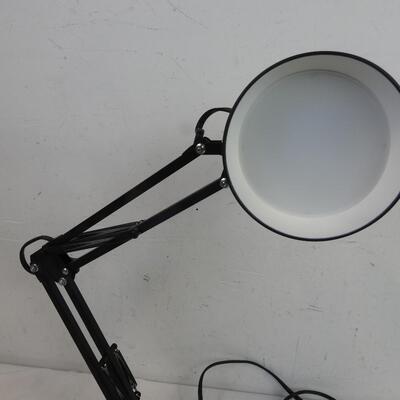 Long Lasting LED Desk Lamp, Spring Activated Supports to Hold it Up