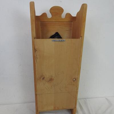 Wooden Wall Clock and Shelf, Clock Works