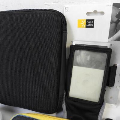 27 pc Personal Care Lot: Anti-Snore Strap, Gloves, Alarm Clock, Snowman Tie
