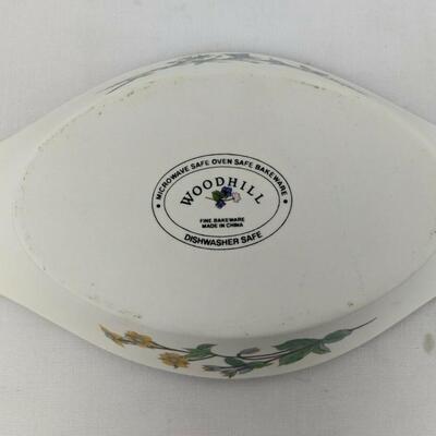 2  Large Augratin Dishes, Woodhill Fine Bakeware, 9"