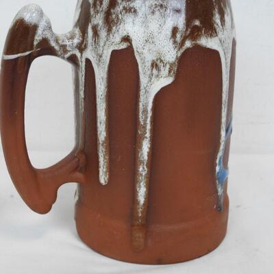 Bud Light Mug, Terra Cotta, 3 3/4in x 7 1/4in, Good Condition No  Cracks/Chips