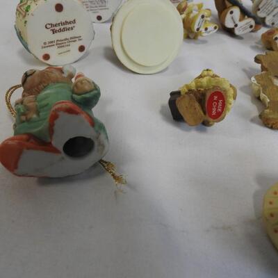 Teddy Bear Figurines: Cherished Teddies & Other Brands Some Unknown