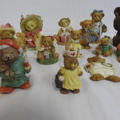 Teddy Bear Figurines: Cherished Teddies & Other Brands Some Unknown