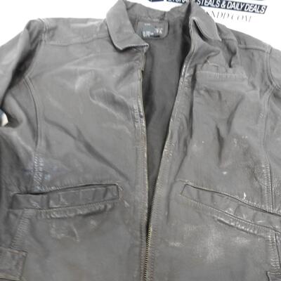 Genuine Leather Womens Jacket Size Small Europa Brand