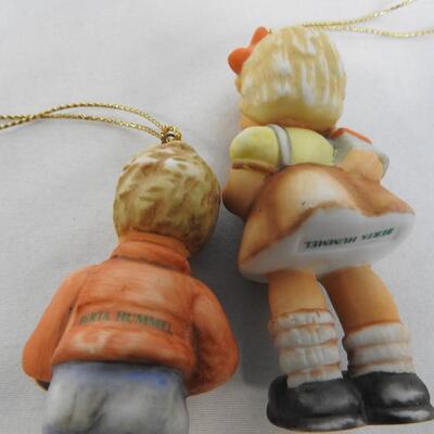 2 Goebel Berta Hummel Mini Ornament Figurines, 1997, 2  3/8in & 3in