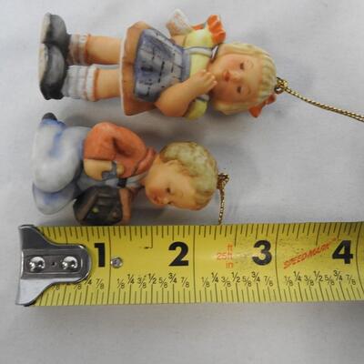 2 Goebel Berta Hummel Mini Ornament Figurines, 1997, 2  3/8in & 3in