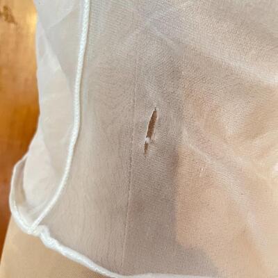 VINTAGE SHEER BUTTON-UP BLOUSE